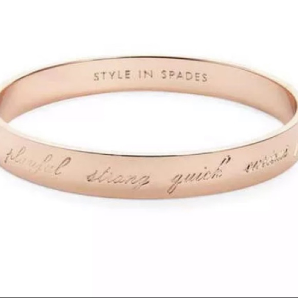 Kate spade style in spades bangle